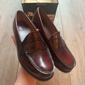 Bass Burgundy/Red Loafers